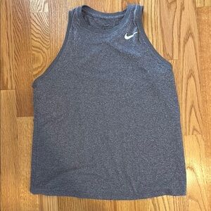 Nike muscle tee tank top dri fit heather purple EUC